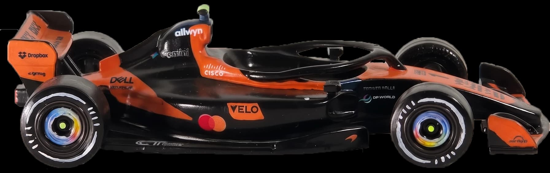 MCL-40 model car from the side